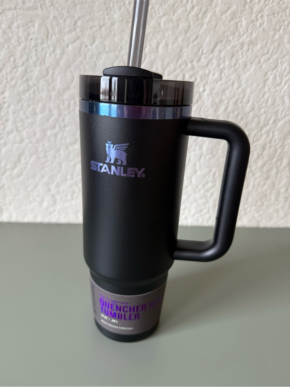 Stanley BLACK CHROMA COLLECTION 30 oz Quencher H2O Tumbler limited edition